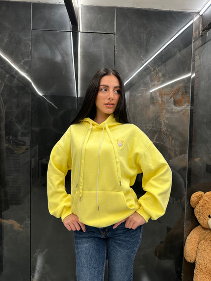 Felpa Teddy Giallo