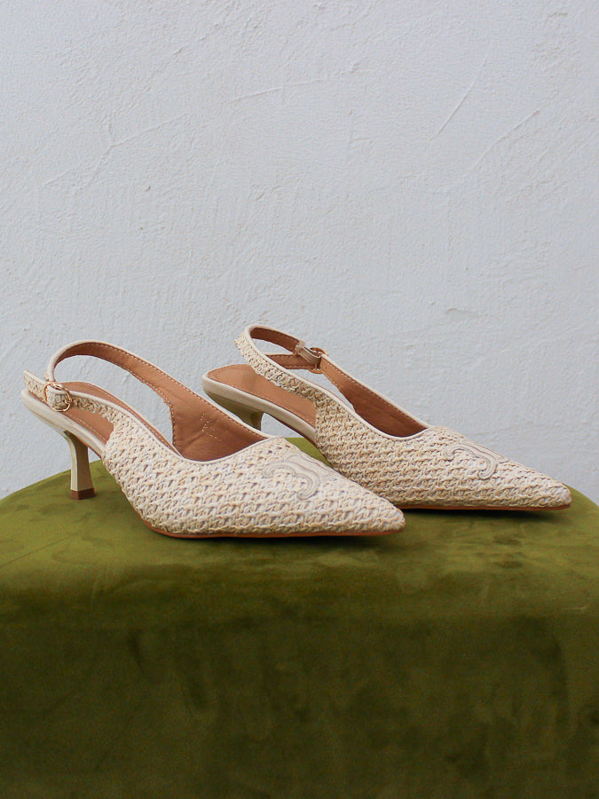 Slingback Rafia